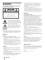 Preview for 2 page of Sony SLV-AV100C Operating Instructions Manual