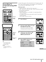 Preview for 51 page of Sony SLV-AV100C Operating Instructions Manual