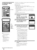 Preview for 54 page of Sony SLV-AV100C Operating Instructions Manual