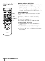 Preview for 58 page of Sony SLV-AV100C Operating Instructions Manual