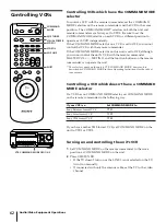 Preview for 62 page of Sony SLV-AV100C Operating Instructions Manual