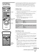 Preview for 67 page of Sony SLV-AV100C Operating Instructions Manual