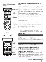 Preview for 73 page of Sony SLV-AV100C Operating Instructions Manual