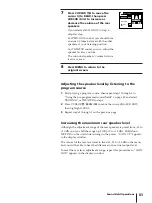 Preview for 83 page of Sony SLV-AV100C Operating Instructions Manual