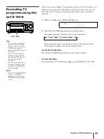 Preview for 85 page of Sony SLV-AV100C Operating Instructions Manual