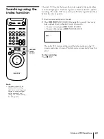 Preview for 87 page of Sony SLV-AV100C Operating Instructions Manual