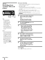 Preview for 90 page of Sony SLV-AV100C Operating Instructions Manual