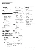 Preview for 97 page of Sony SLV-AV100C Operating Instructions Manual