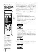 Preview for 22 page of Sony SLV-AV100UX Operating Instructions Manual