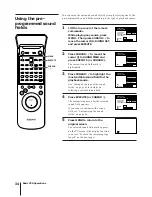 Preview for 34 page of Sony SLV-AV100UX Operating Instructions Manual