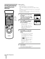 Preview for 42 page of Sony SLV-AV100UX Operating Instructions Manual