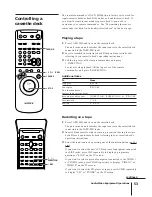 Preview for 53 page of Sony SLV-AV100UX Operating Instructions Manual