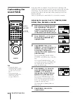 Preview for 64 page of Sony SLV-AV100UX Operating Instructions Manual