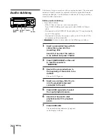 Preview for 78 page of Sony SLV-AV100UX Operating Instructions Manual