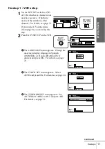 Preview for 11 page of Sony SLV-AX10 - Video Cassette Recorder Operating Instructions Manual