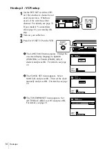 Preview for 14 page of Sony SLV-AX10 - Video Cassette Recorder Operating Instructions Manual