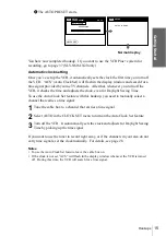 Preview for 15 page of Sony SLV-AX10 - Video Cassette Recorder Operating Instructions Manual