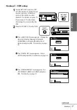 Preview for 17 page of Sony SLV-AX10 - Video Cassette Recorder Operating Instructions Manual