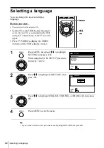 Preview for 22 page of Sony SLV-AX10 - Video Cassette Recorder Operating Instructions Manual