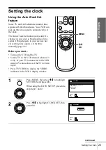 Preview for 23 page of Sony SLV-AX10 - Video Cassette Recorder Operating Instructions Manual