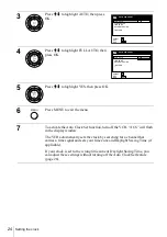 Preview for 24 page of Sony SLV-AX10 - Video Cassette Recorder Operating Instructions Manual