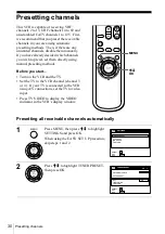 Preview for 30 page of Sony SLV-AX10 - Video Cassette Recorder Operating Instructions Manual