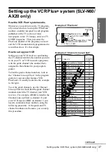 Preview for 37 page of Sony SLV-AX10 - Video Cassette Recorder Operating Instructions Manual