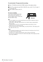 Preview for 46 page of Sony SLV-AX10 - Video Cassette Recorder Operating Instructions Manual