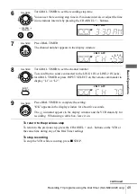 Preview for 49 page of Sony SLV-AX10 - Video Cassette Recorder Operating Instructions Manual