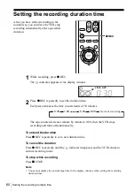 Preview for 60 page of Sony SLV-AX10 - Video Cassette Recorder Operating Instructions Manual