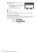 Preview for 62 page of Sony SLV-AX10 - Video Cassette Recorder Operating Instructions Manual