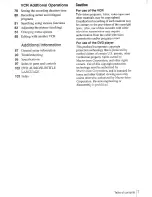 Preview for 7 page of Sony SLV-D100 Notes on operations & the setup menu Operating Instructions Manual