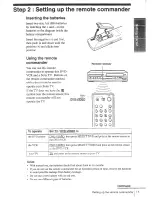 Предварительный просмотр 11 страницы Sony SLV-D100 Notes on operations & the setup menu Operating Instructions Manual