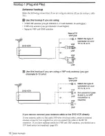 Предварительный просмотр 16 страницы Sony SLV-D100 Notes on operations & the setup menu Operating Instructions Manual