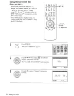 Предварительный просмотр 24 страницы Sony SLV-D100 Notes on operations & the setup menu Operating Instructions Manual