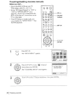 Предварительный просмотр 28 страницы Sony SLV-D100 Notes on operations & the setup menu Operating Instructions Manual