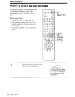 Предварительный просмотр 30 страницы Sony SLV-D100 Notes on operations & the setup menu Operating Instructions Manual