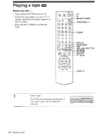 Preview for 34 page of Sony SLV-D100 Notes on operations & the setup menu Operating Instructions Manual