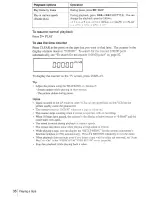 Preview for 36 page of Sony SLV-D100 Notes on operations & the setup menu Operating Instructions Manual