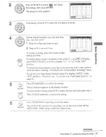 Preview for 41 page of Sony SLV-D100 Notes on operations & the setup menu Operating Instructions Manual