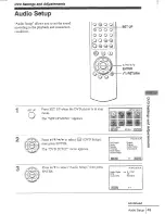 Предварительный просмотр 49 страницы Sony SLV-D100 Notes on operations & the setup menu Operating Instructions Manual