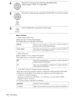 Preview for 50 page of Sony SLV-D100 Notes on operations & the setup menu Operating Instructions Manual