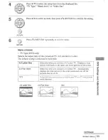 Preview for 53 page of Sony SLV-D100 Notes on operations & the setup menu Operating Instructions Manual