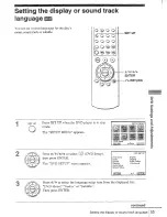 Preview for 55 page of Sony SLV-D100 Notes on operations & the setup menu Operating Instructions Manual