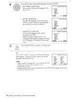 Предварительный просмотр 56 страницы Sony SLV-D100 Notes on operations & the setup menu Operating Instructions Manual