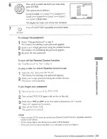 Предварительный просмотр 59 страницы Sony SLV-D100 Notes on operations & the setup menu Operating Instructions Manual