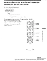 Preview for 65 page of Sony SLV-D100 Notes on operations & the setup menu Operating Instructions Manual