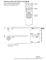 Предварительный просмотр 67 страницы Sony SLV-D100 Notes on operations & the setup menu Operating Instructions Manual