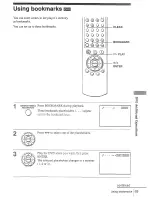 Предварительный просмотр 69 страницы Sony SLV-D100 Notes on operations & the setup menu Operating Instructions Manual