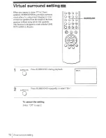 Предварительный просмотр 72 страницы Sony SLV-D100 Notes on operations & the setup menu Operating Instructions Manual